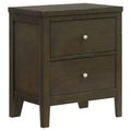 Coaster,Wilkes 2-drawer Nightstand Bedside Table Dark Cocoa