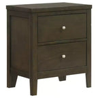 Coaster,Wilkes 2-drawer Nightstand Bedside Table Dark Cocoa