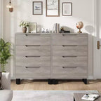 4 commodes pour chambre à coucher, commode haute de 106 cm, meuble à tiroirs vertical autoportant avec rangement, commode de rangement en bois pour salon, couloir