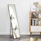 Acekool Miroir mural pleine longueur 58 x 15 pouces, miroir décoratif rectangulaire sans cadre pour chambre, salle de bain, salon
