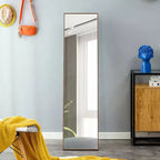 Acekool Miroir mural pleine longueur 58 x 15 pouces, miroir décoratif rectangulaire sans cadre pour chambre, salle de bain, salon