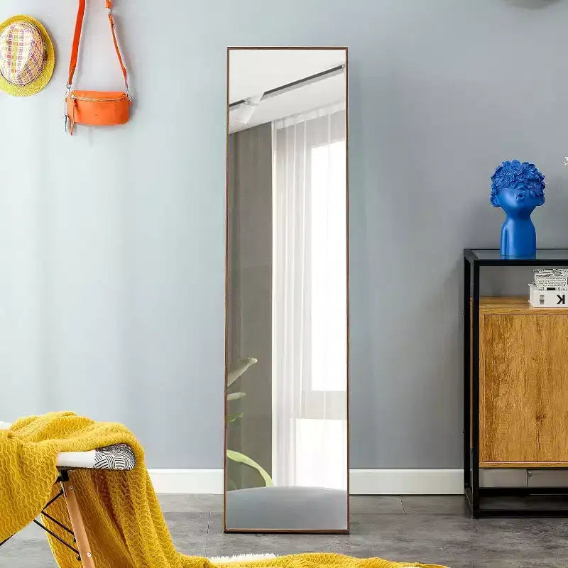 Acekool Miroir mural pleine longueur 58 x 15 pouces, miroir décoratif rectangulaire sans cadre pour chambre, salle de bain, salon