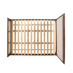 Cadre de lit rembourré Christopher Knight Home Aura en bois d'acacia avec tête et pied de lit
