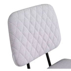 Chintaly Imports, chaise d'appoint contemporaine avec dossier à motif losanges