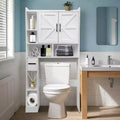 Acekool Over-the-Toilet Storage Cabinet with Double Doors and Adjustable Shelf, Bathroom Space Saver Organizer, Engineered Wood