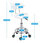 Chaise de salon pivotante noire avec dossier, tabouret de bar roulant réglable en hauteur