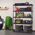 Étagère de rangement de garage à 5 niveaux, unité d'étagères de rangement en métal réglable, étagères de rangement de garage faciles à assembler