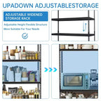 Étagère de rangement de garage à 5 niveaux, unité d'étagères de rangement en métal réglable, étagères de rangement de garage faciles à assembler