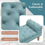 Banc capitonné moderne en tissu Kate de Christopher Knight Home