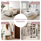 Banc capitonné moderne en tissu Kate de Christopher Knight Home