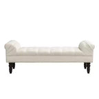 Banc capitonné moderne en tissu Kate de Christopher Knight Home