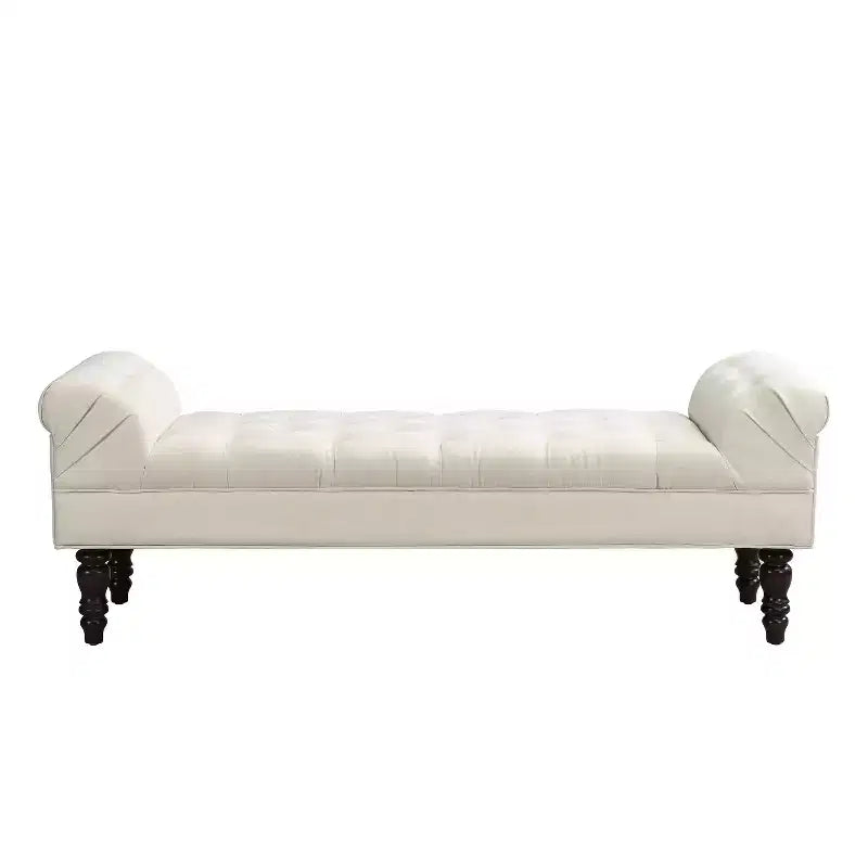 Banc capitonné moderne en tissu Kate de Christopher Knight Home