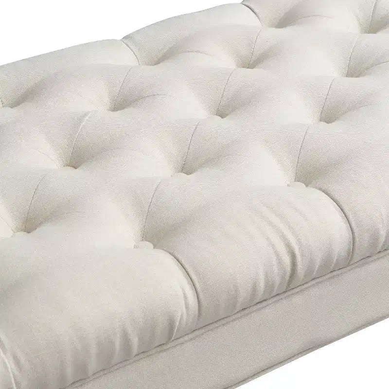 Banc capitonné moderne en tissu Kate de Christopher Knight Home