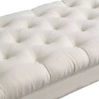 Banc capitonné moderne en tissu Kate de Christopher Knight Home