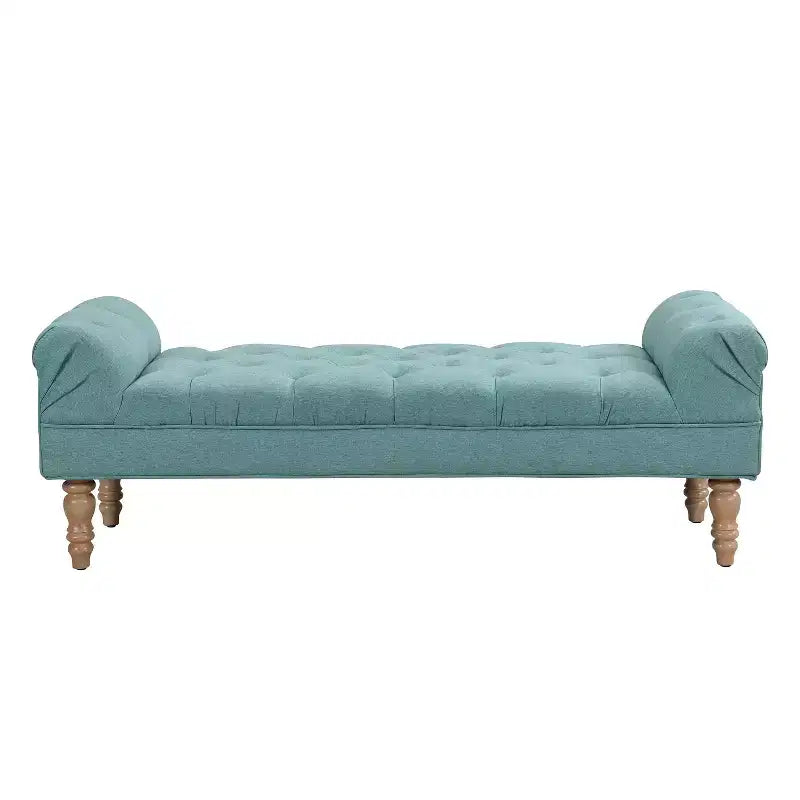Banc capitonné moderne en tissu Kate de Christopher Knight Home