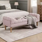 Banc capitonné moderne en tissu Kate de Christopher Knight Home