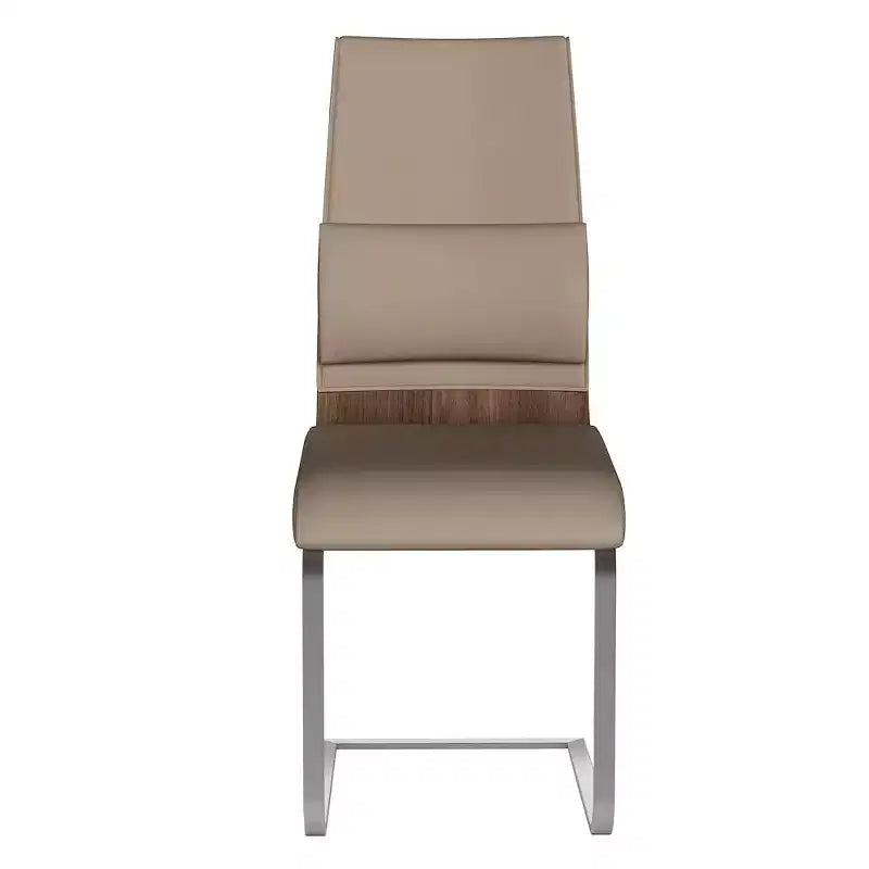 Chintaly Imports, Coussin de dossier de chaise à piètement luge - Lot de 2