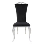Chintaly Imports, Chaises d'appoint modernes à dossier haut et pieds galbés - Lot de 2