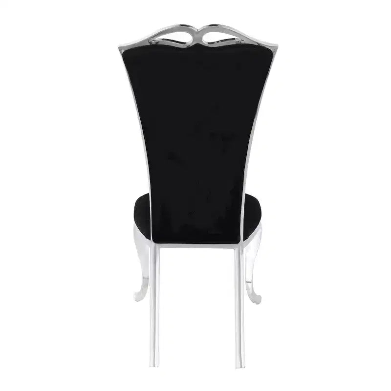 Chintaly Imports, Chaises d'appoint modernes à dossier haut et pieds galbés - Lot de 2