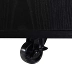 Christopher Knight Home Olia, table basse relevable multifonctionnelle moderne avec rangement dissimulé, 4 tabourets et roulettes verrouillables