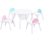 Table d'activités pour enfants avec 4 chaises