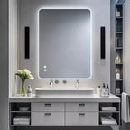 30x40 Rectangular Backlit Bathroom Mirror