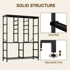 Commode à 15 tiroirs pour chambre à coucher, commode haute et commodes, commode de rangement en tissu peu encombrante pour placard, couloir, salon, grise