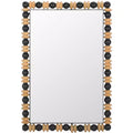 Azaria Mirror - 24.6 x 35.24 - MRR9011 - Black/Natural - Safavieh