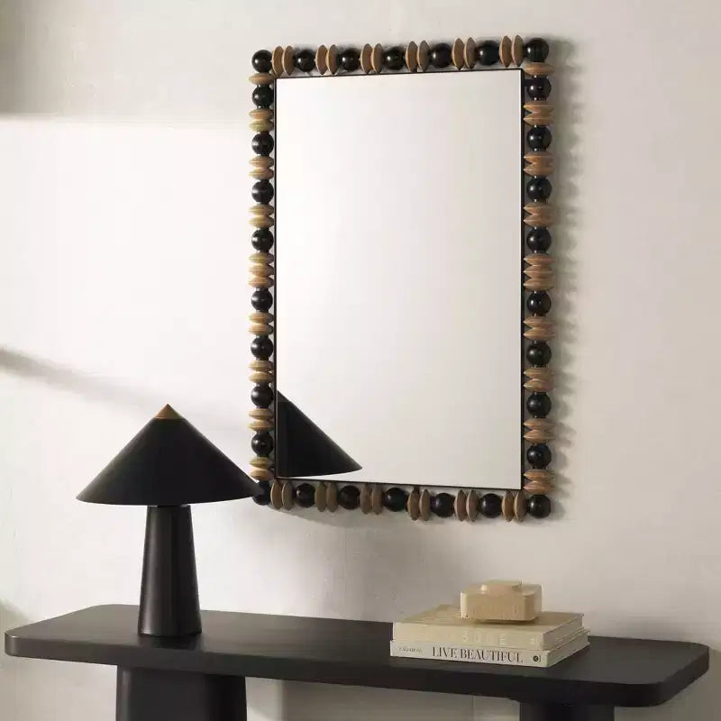 Miroir Azaria - 24,6 x 35,24 - MRR9011 - Noir/Naturel - Safavieh