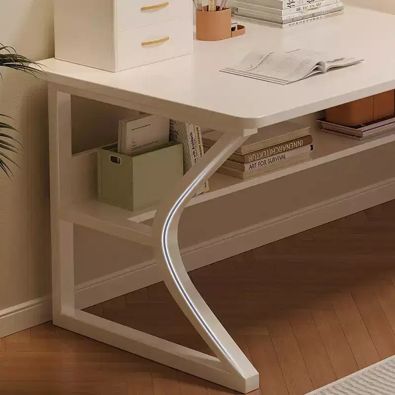 Bureau d'ordinateur, bureau de jeu, bureau d'écriture, bureau d'ordinateur pour étudiant, surdimensionné, poste de travail de bureau de style course moderne ergonomique pour adultes et adolescents