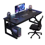 Bureau d'ordinateur, bureau de jeu, bureau d'écriture, bureau d'ordinateur pour étudiant, surdimensionné, poste de travail de bureau de style course moderne ergonomique pour adultes et adolescents