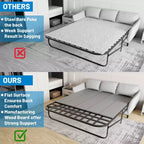 Continental Sleep, planches de soutien pour canapé-lit robuste, base en bois pour réparer les sièges affaissés, planche de matelas pour canapé convertible, installation facile