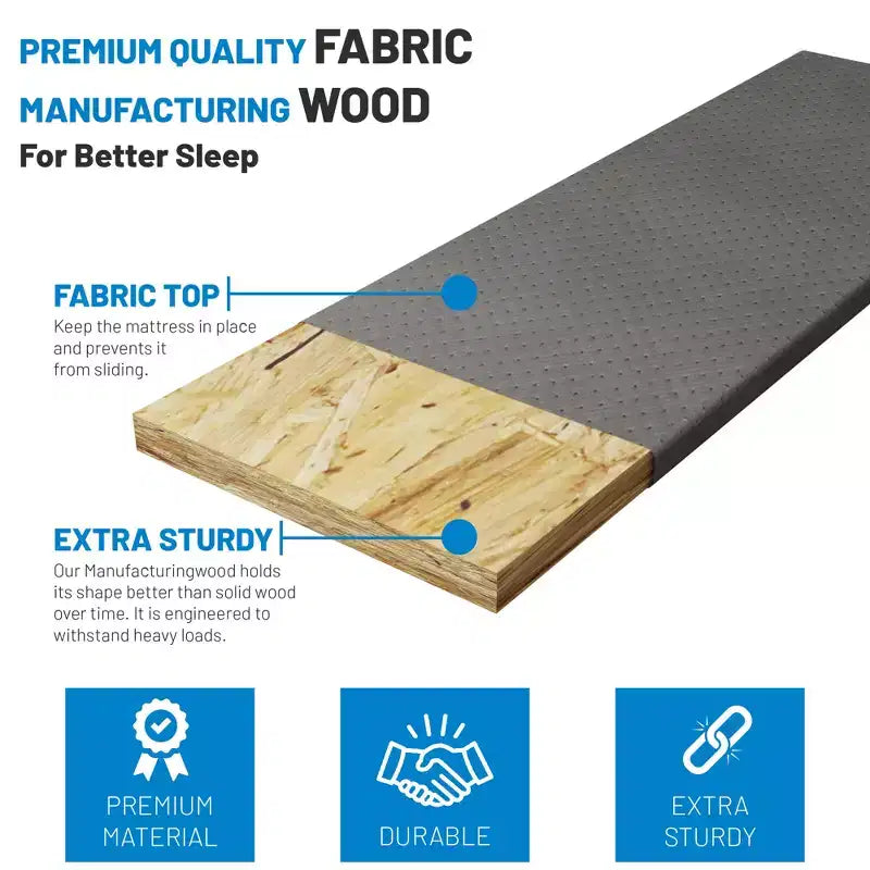 Continental Sleep, planches de soutien pour canapé-lit robuste, base en bois pour réparer les sièges affaissés, planche de matelas pour canapé convertible, installation facile