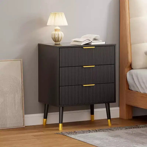 3 Drawer Dressers, Modern Closet Dressers Chest of Drawers, Wood Storage Dresser Chest of Drawers Organizer for Bedroom Living Room Hallway