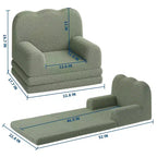 Fauteuil-lit pliant 2-en-1 confortable