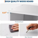 Acekool Armoire de Rangement 6 Étagères, Bibliothèque Industrielle 181 cm de Haut, Meuble de Rangement Utilitaire Haut pour Salon, Chambre, Bureau, Cuisine, Capacité 113 kg