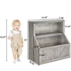 Coolmee Bibliothèque et rangement de jouets pour enfants, bibliothèque en bois pour tout-petits, grands casiers pour salle de jeux, chambre d'enfant, crèche, salle de classe, école