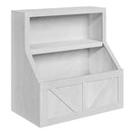 Coolmee Bibliothèque et rangement de jouets pour enfants, bibliothèque en bois pour tout-petits, grands casiers pour salle de jeux, chambre d'enfant, crèche, salle de classe, école