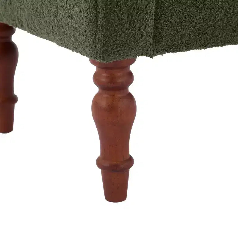 Banc rembourré traditionnel Christopher Knight Home Coral Teddy avec accoudoirs roulés