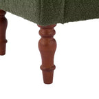 Banc rembourré traditionnel Christopher Knight Home Coral Teddy avec accoudoirs roulés