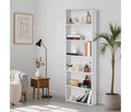 6-Tier Bookcase, 71.4-inch High Bookshelf, Modern Open Storage Rack for Living Room, Office, Bedroom - Sturdy MDF and Particleboard