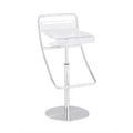 Chintaly Imports,Acrylic Pneumatic Adjustable-Height Stool