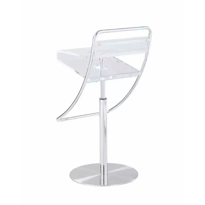 Chintaly Imports, tabouret en acrylique à hauteur réglable pneumatique