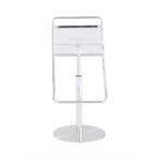 Chintaly Imports, tabouret en acrylique à hauteur réglable pneumatique