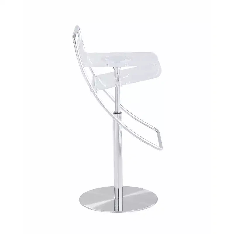 Chintaly Imports, tabouret en acrylique à hauteur réglable pneumatique