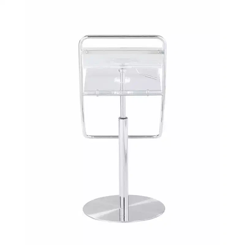 Chintaly Imports, tabouret en acrylique à hauteur réglable pneumatique