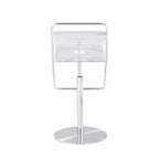 Chintaly Imports, tabouret en acrylique à hauteur réglable pneumatique