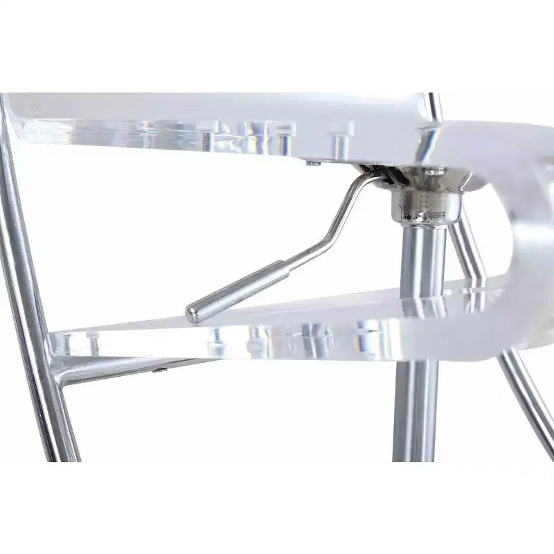 Chintaly Imports, tabouret en acrylique à hauteur réglable pneumatique