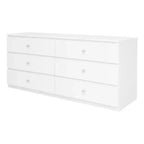 Commode large de 119 cm à 6 tiroirs AndMakers