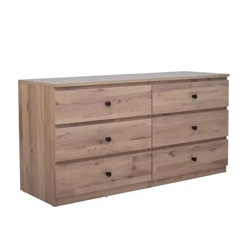 Commode large de 119 cm à 6 tiroirs AndMakers
